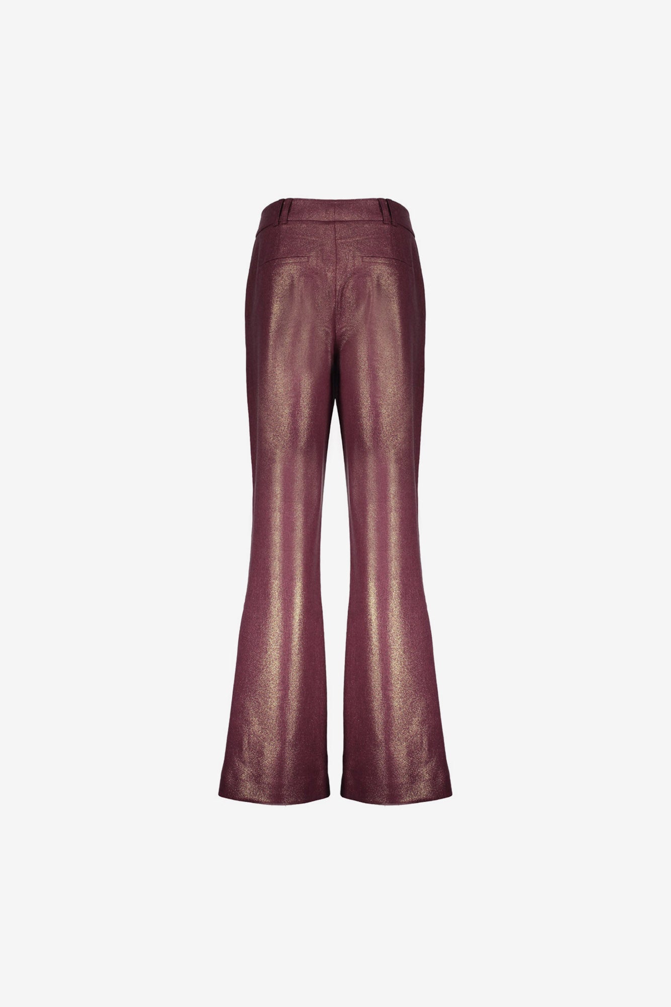 Geisha dames burgundy pantalon met coating