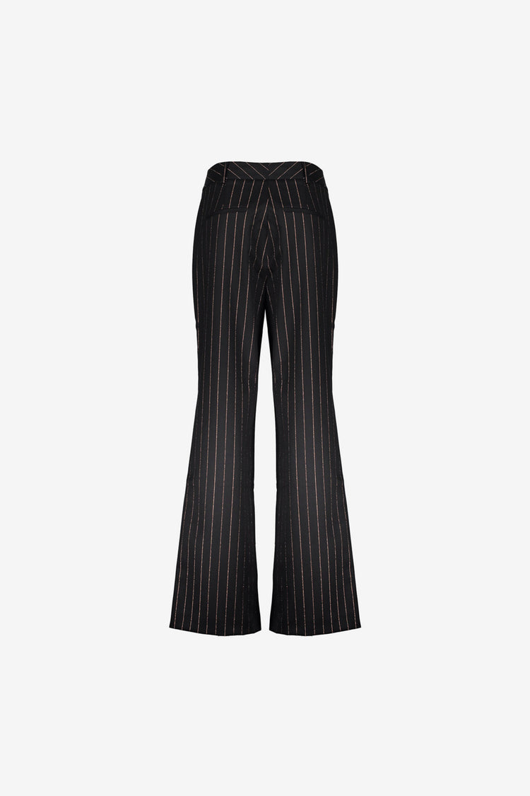 Geisha dames pinstripe pantalon met lurex