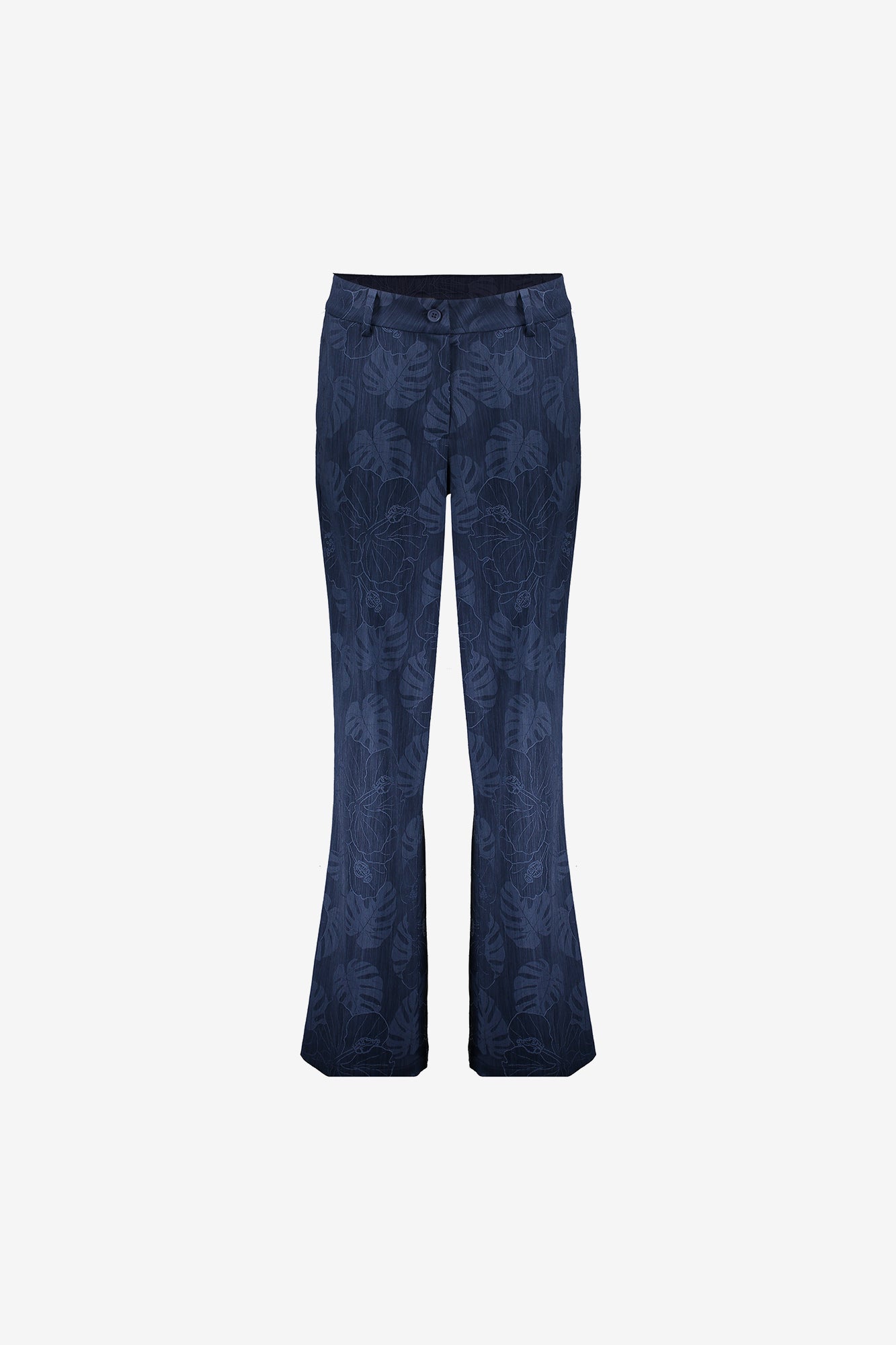 Geisha dames pantalon met bloemenprint