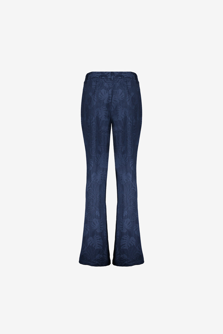 Geisha dames pantalon met bloemenprint