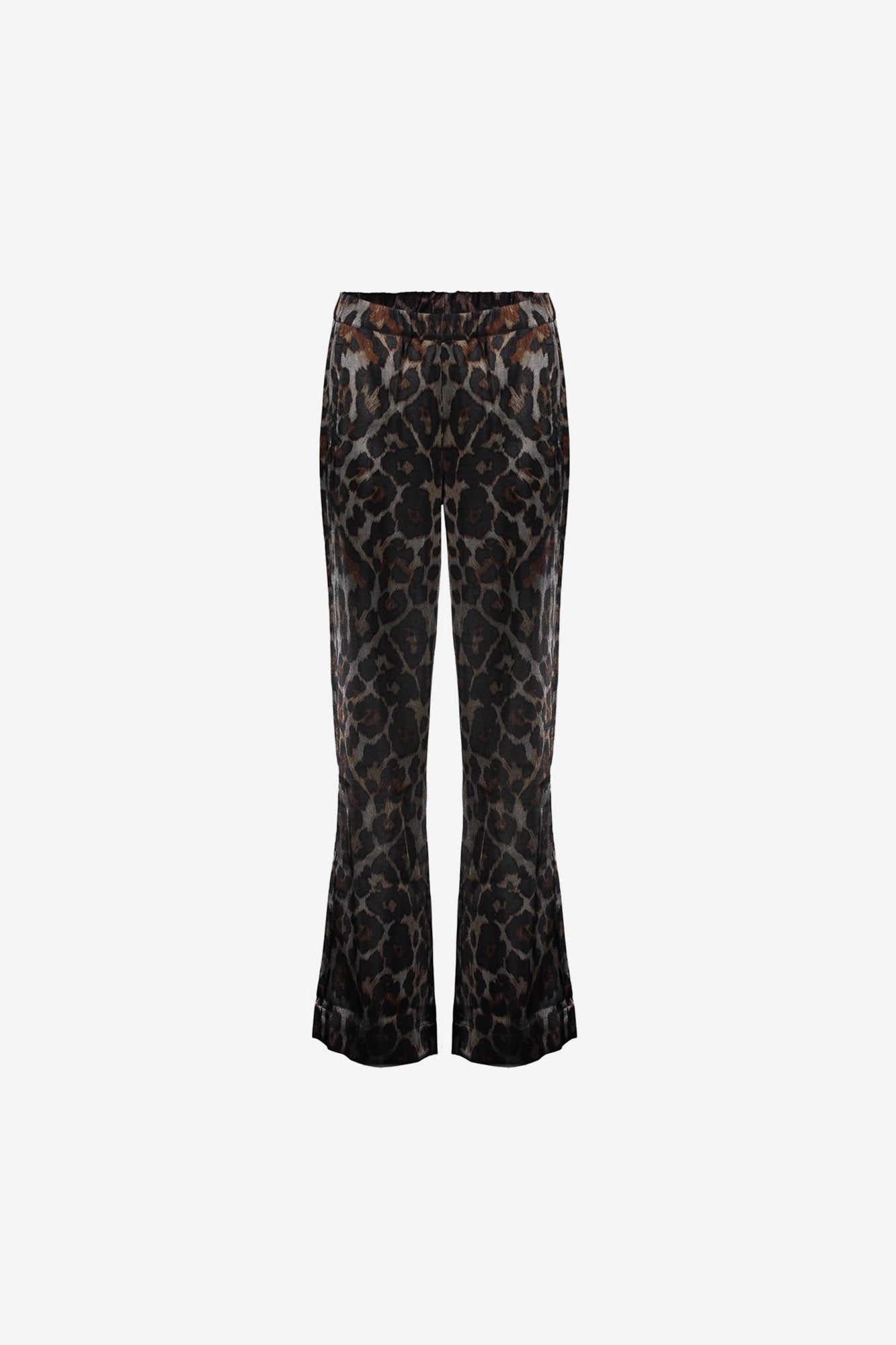 Geisha dames pantalon met leopard print