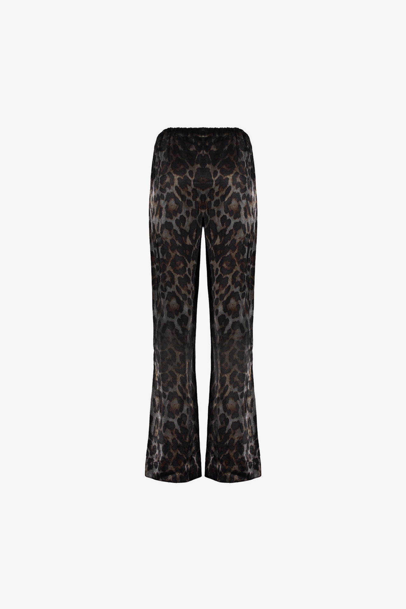 Geisha dames pantalon met leopard print