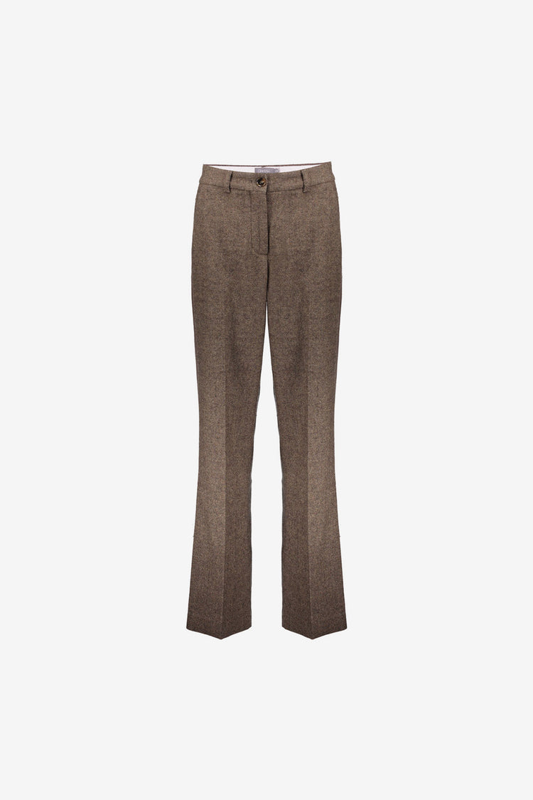 Geisha dames tweed pantalon met tape