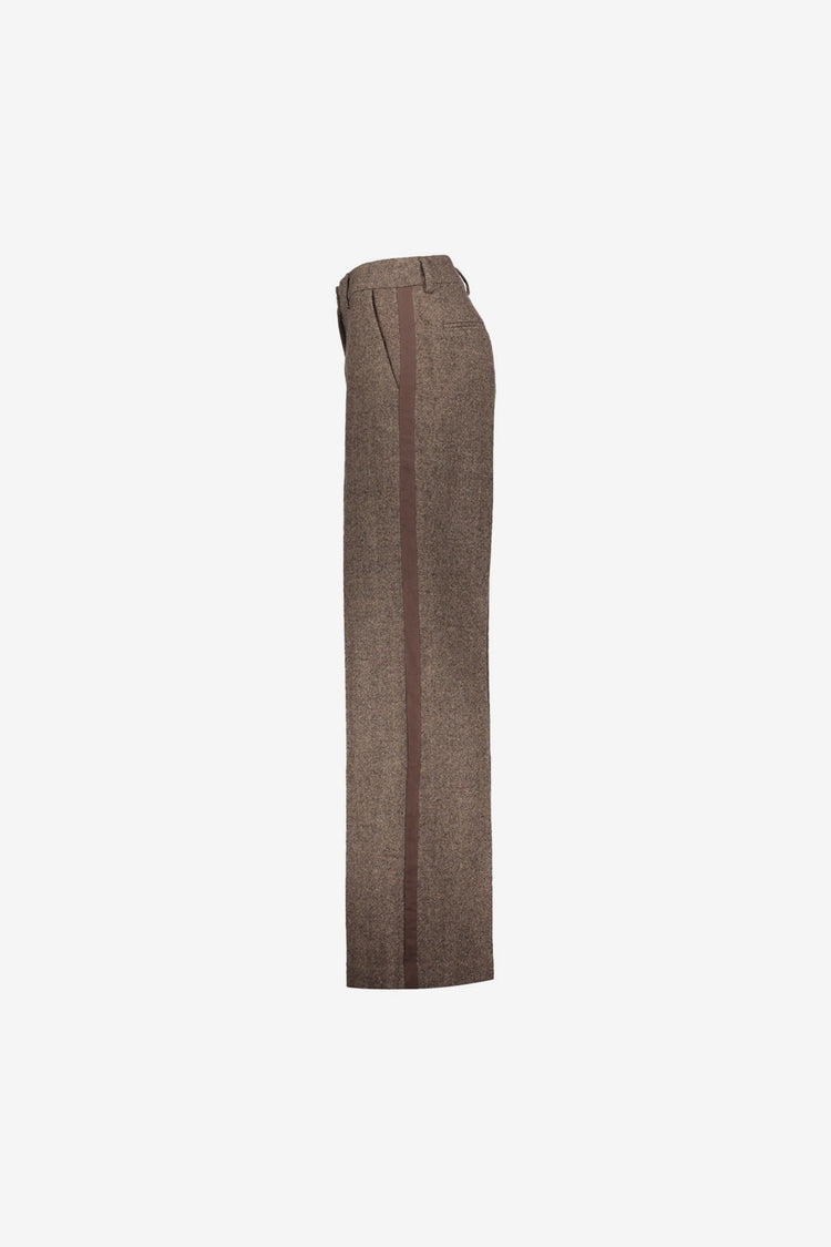 Geisha dames tweed pantalon met tape