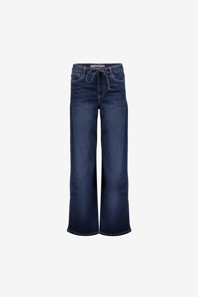 Geisha dames loose fit jeans met striksluiting