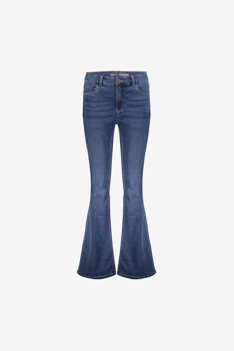 Geisha dames aangesloten flared jeans
