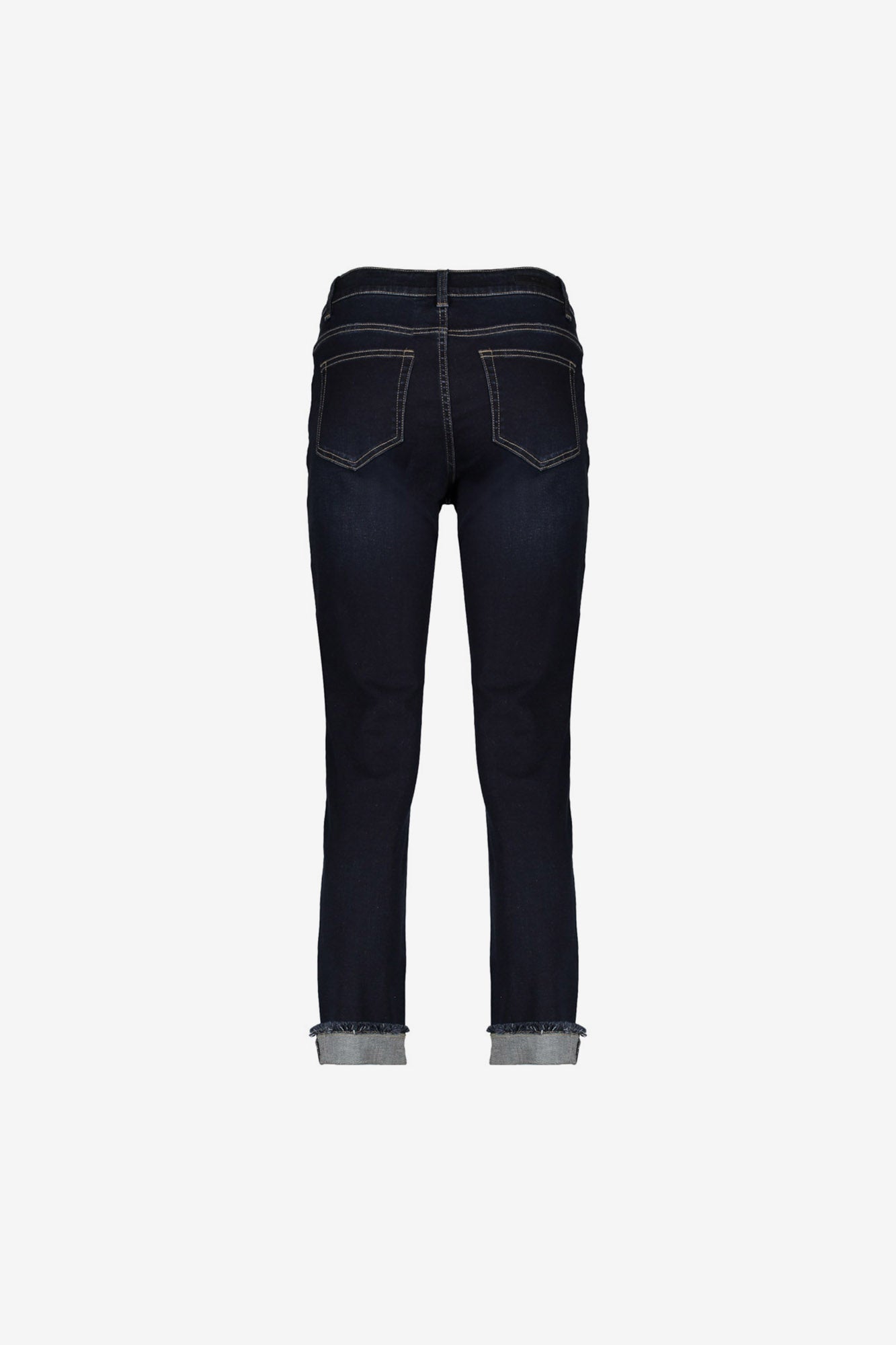 Geisha dames omgeslagen 7/8 turn up jeans