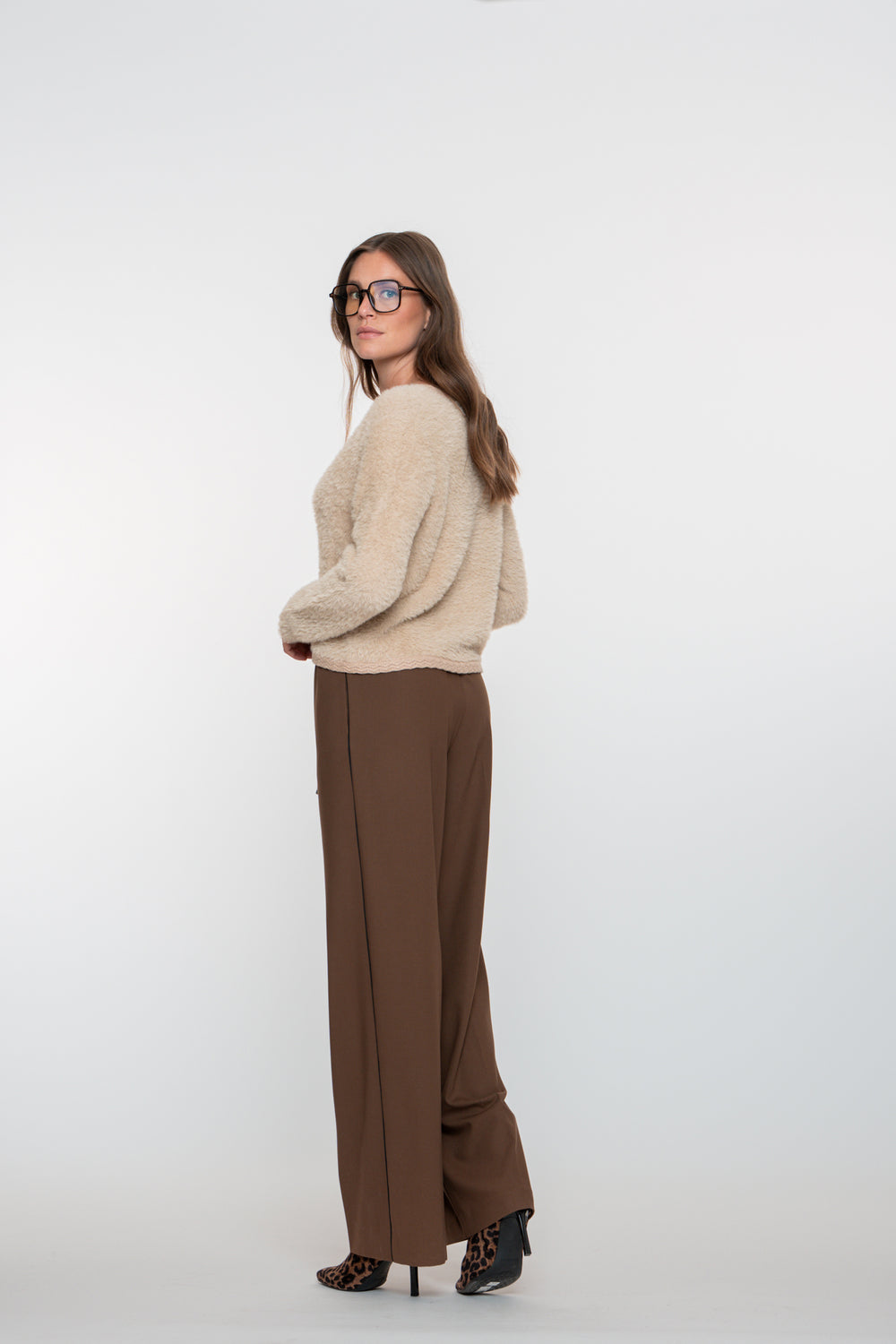 Geisha dames broek met flowy silhouet