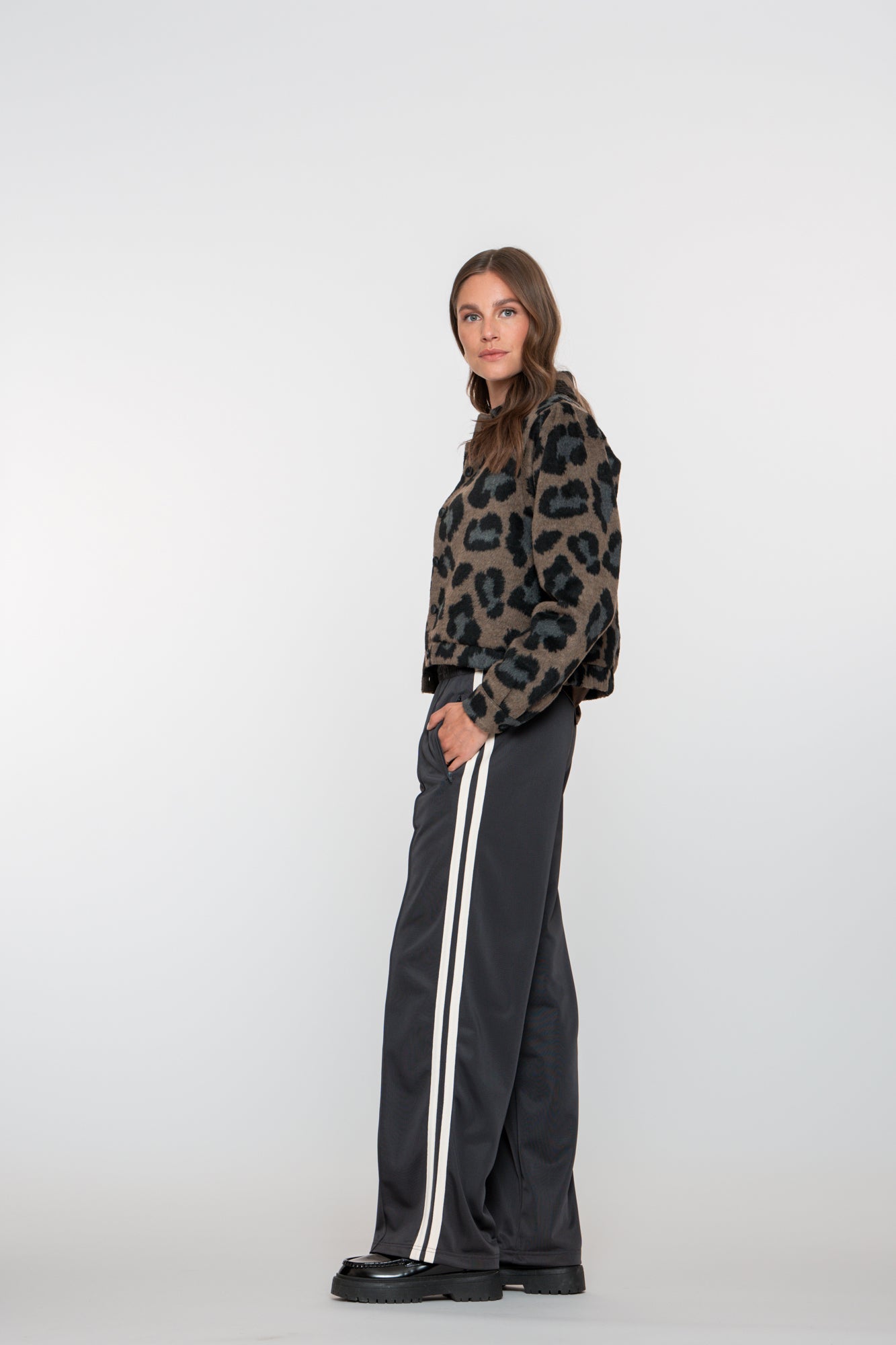 Geisha dames comfortabele broek met strepen
