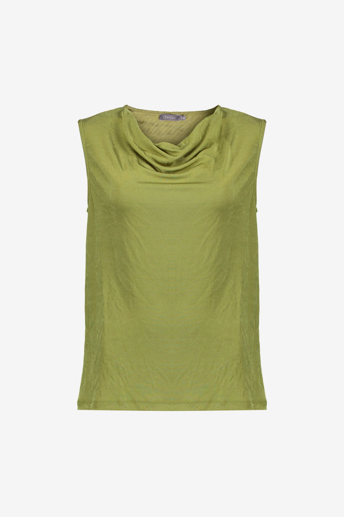 Geisha Fashion dames top met watervalhals