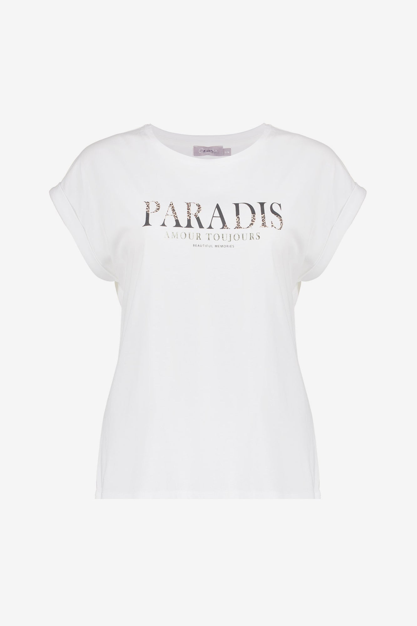 Geisha Fashion dames basic T-shirt 'Paradis'