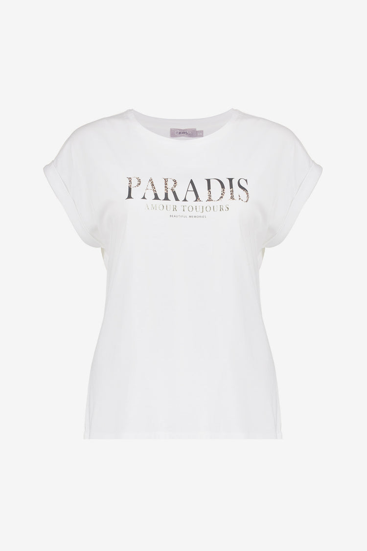Geisha Fashion dames basic T-shirt 'Paradis'