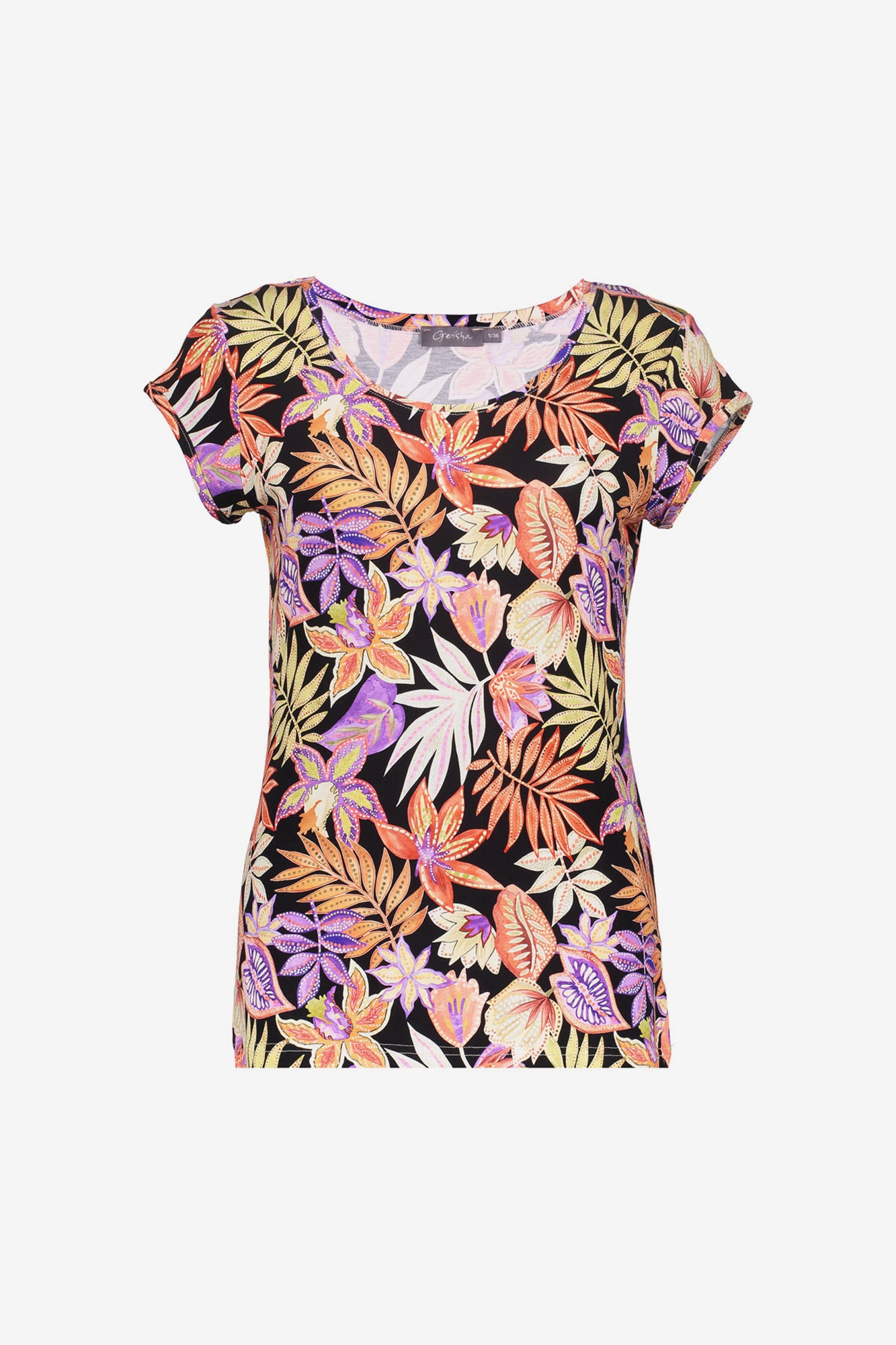 Geisha Fashion dames T-shirt - ronde hals & print