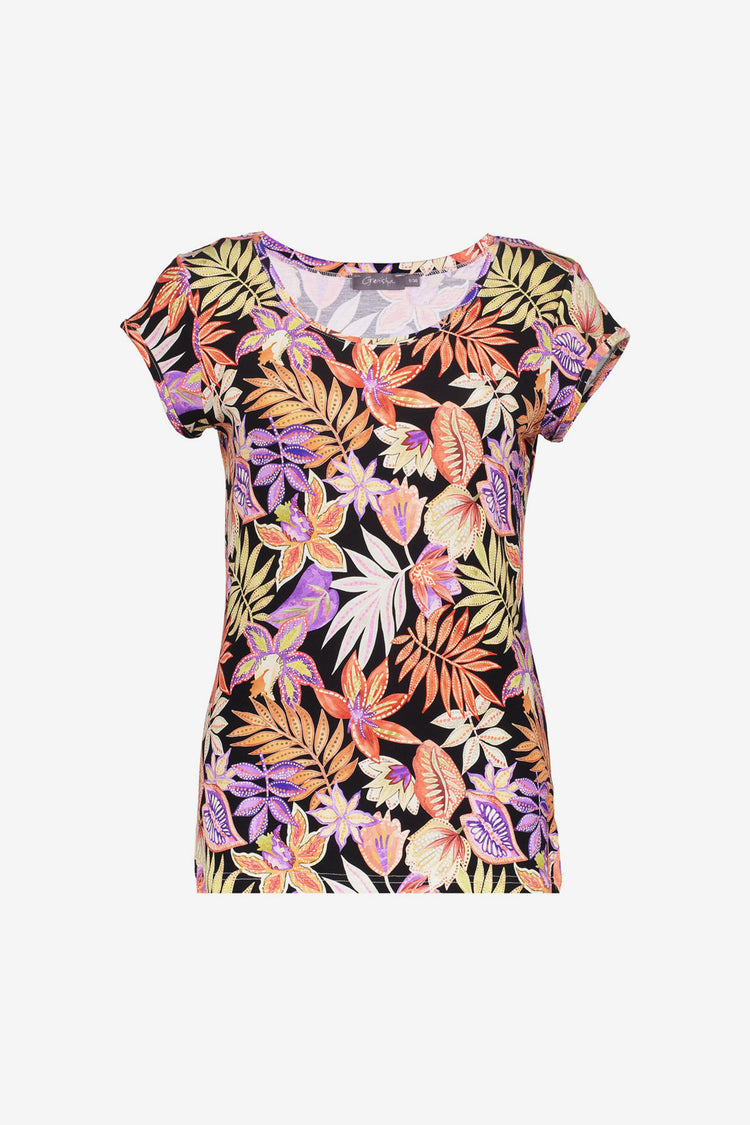 Geisha Fashion dames T-shirt - ronde hals & print