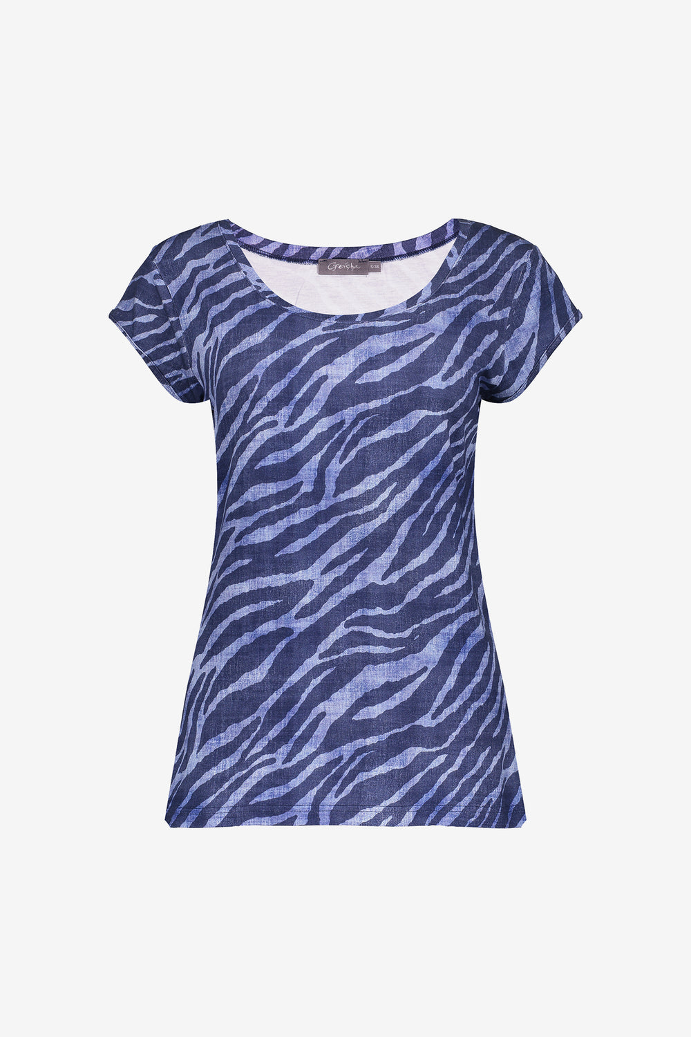 Geisha Fashion dames T-shirt met ronde hals en print