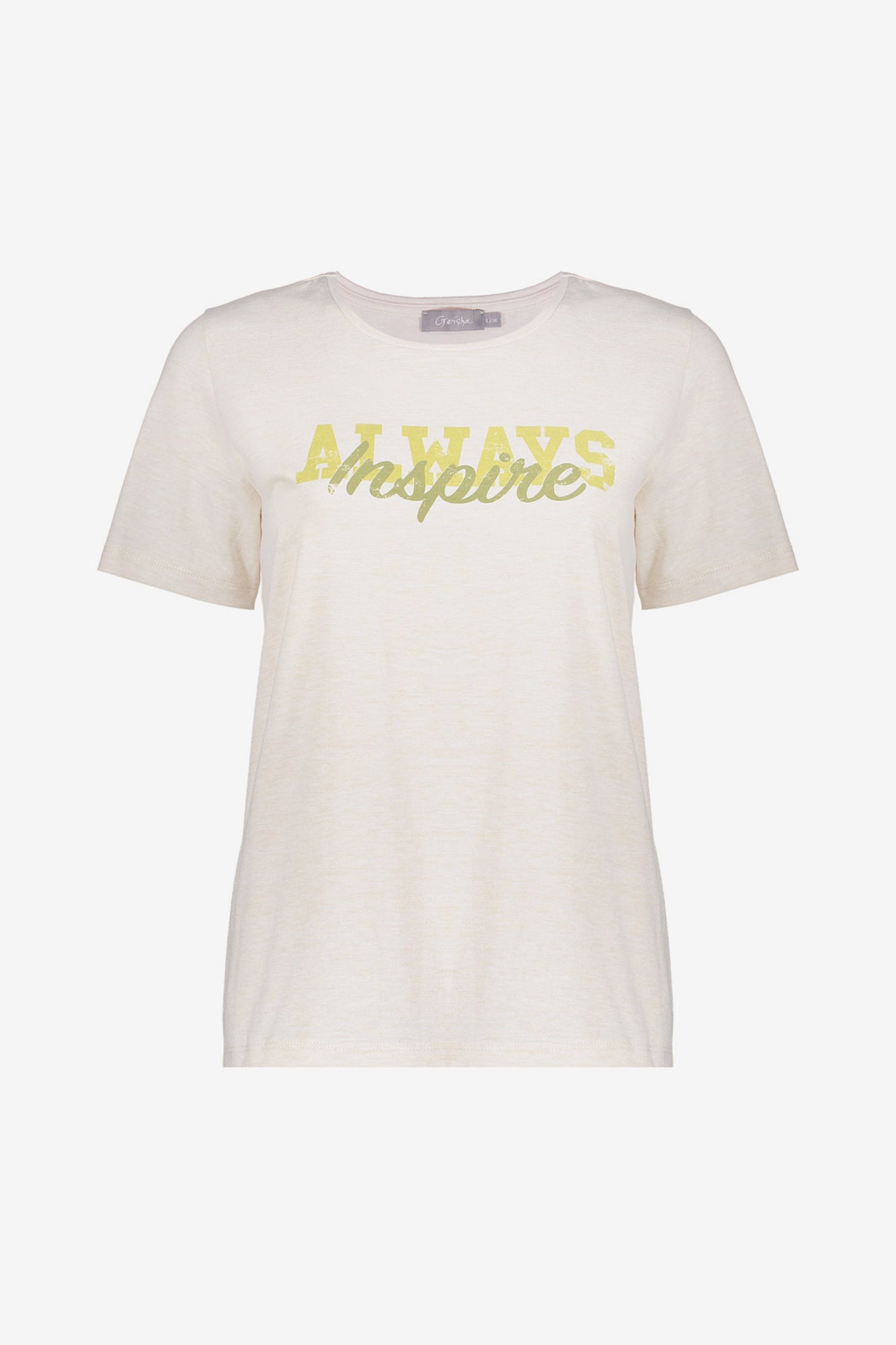 Geisha Fashion dames T-shirt 'Always Inspire'