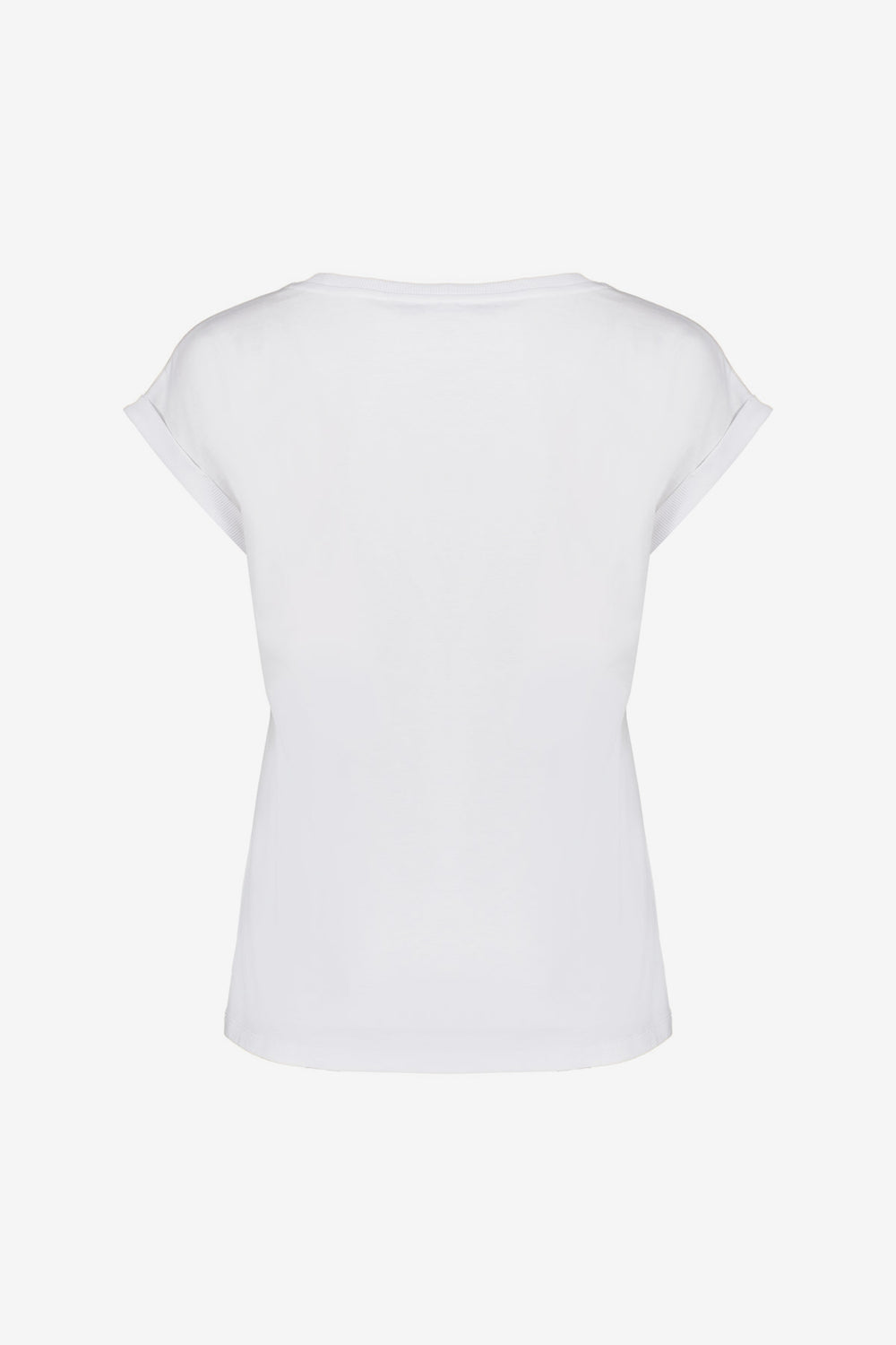 Geisha Fashion dames basic T-shirt met speels detail