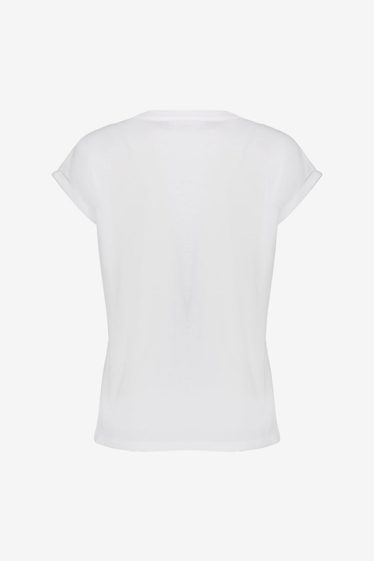 Geisha dames basic T-shirt met tekst