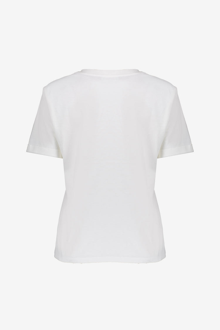 Geisha Fashion dames basic T-shirt met palmprint