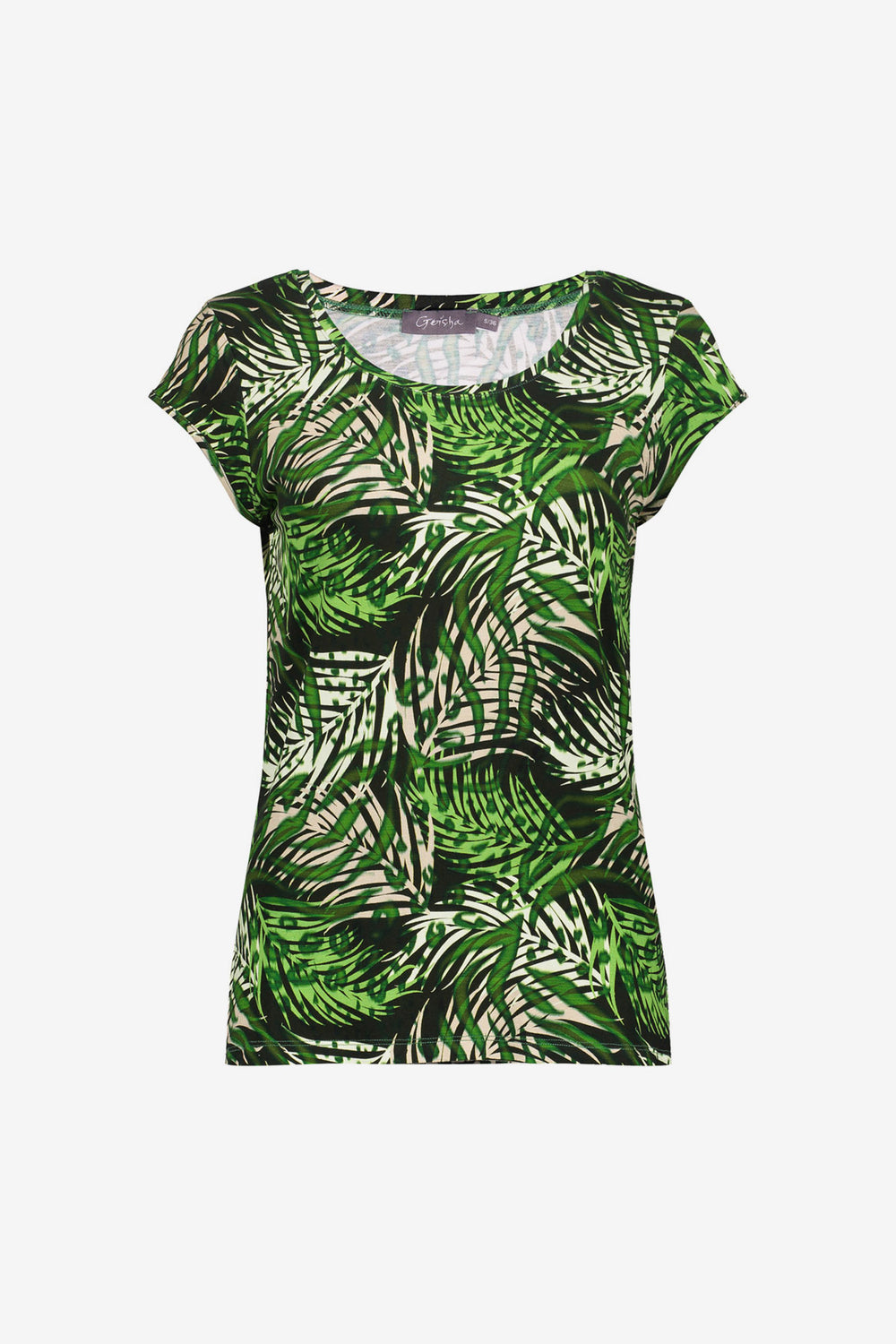 Geisha dames T-shirt met ronde hals en print