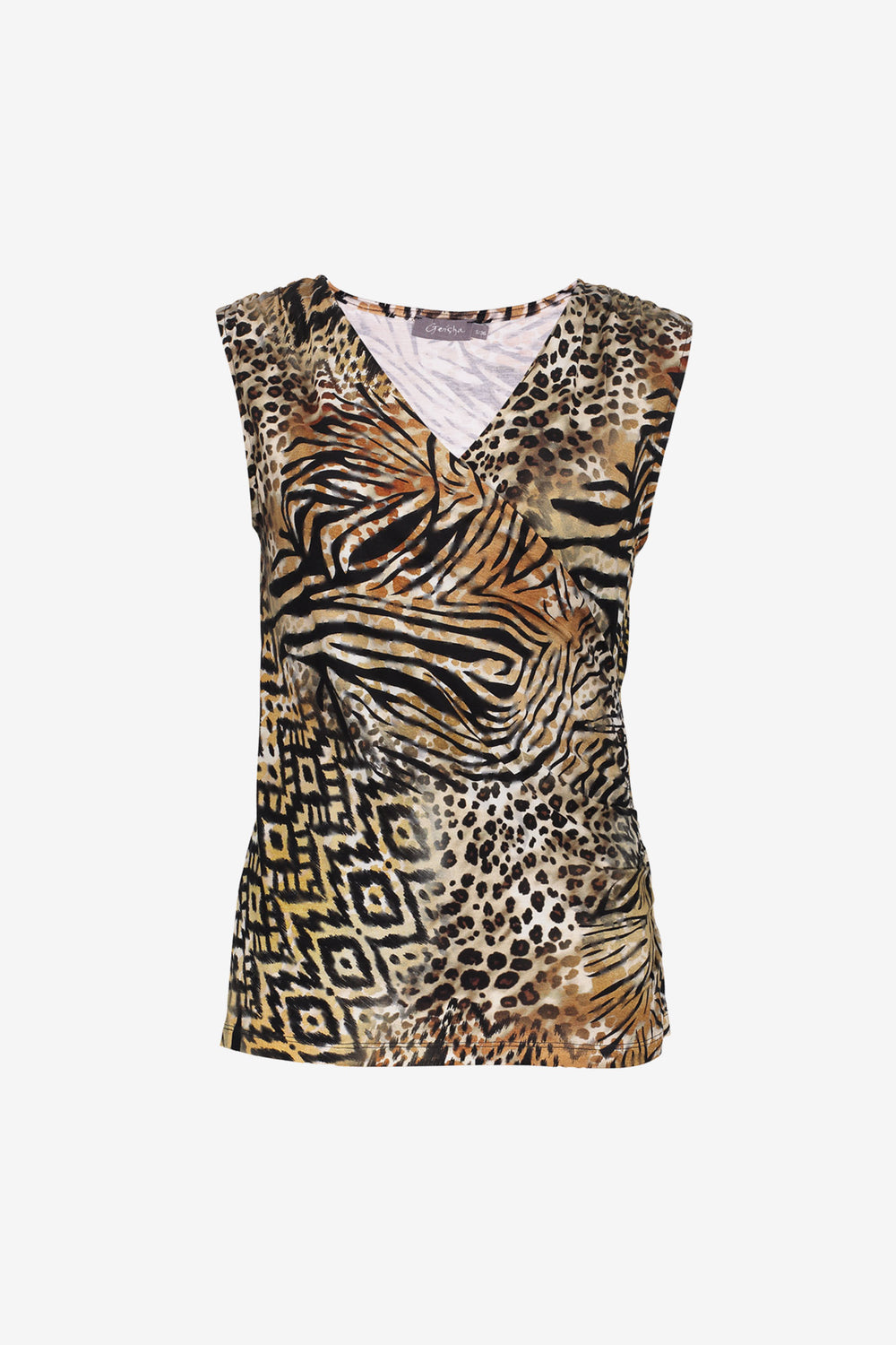 Geisha dames omslag top met print