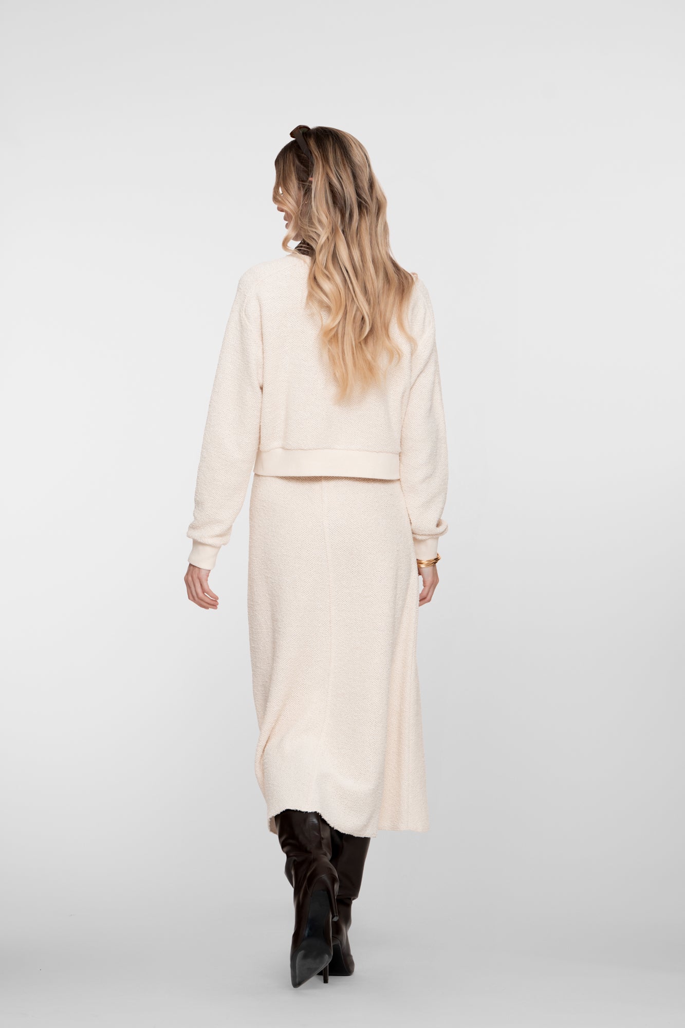 Geisha dames textured boucle trui