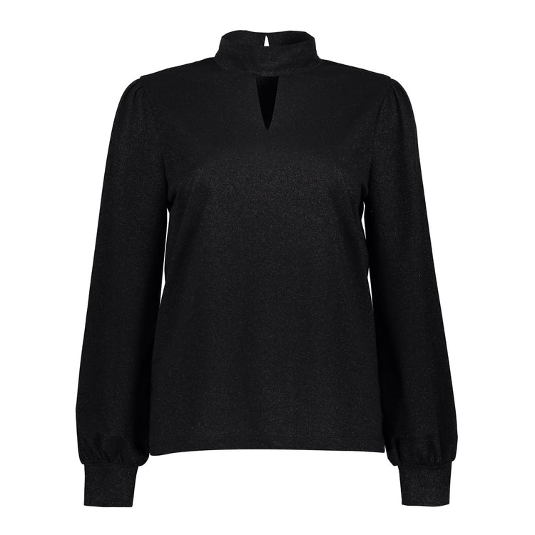 Geisha dames choker top met pofmouwen