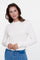 Geisha dames basic top met ruffles