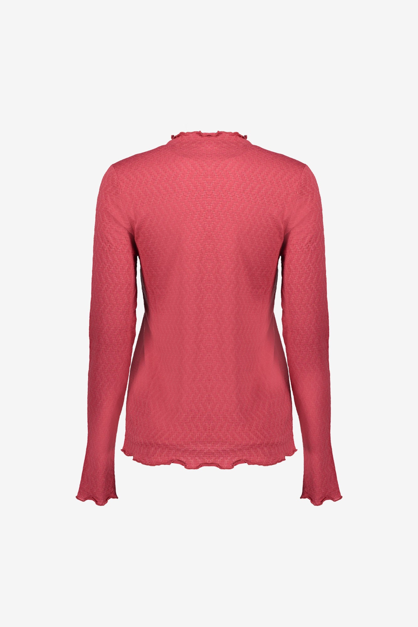 Geisha dames basic top met ruffles