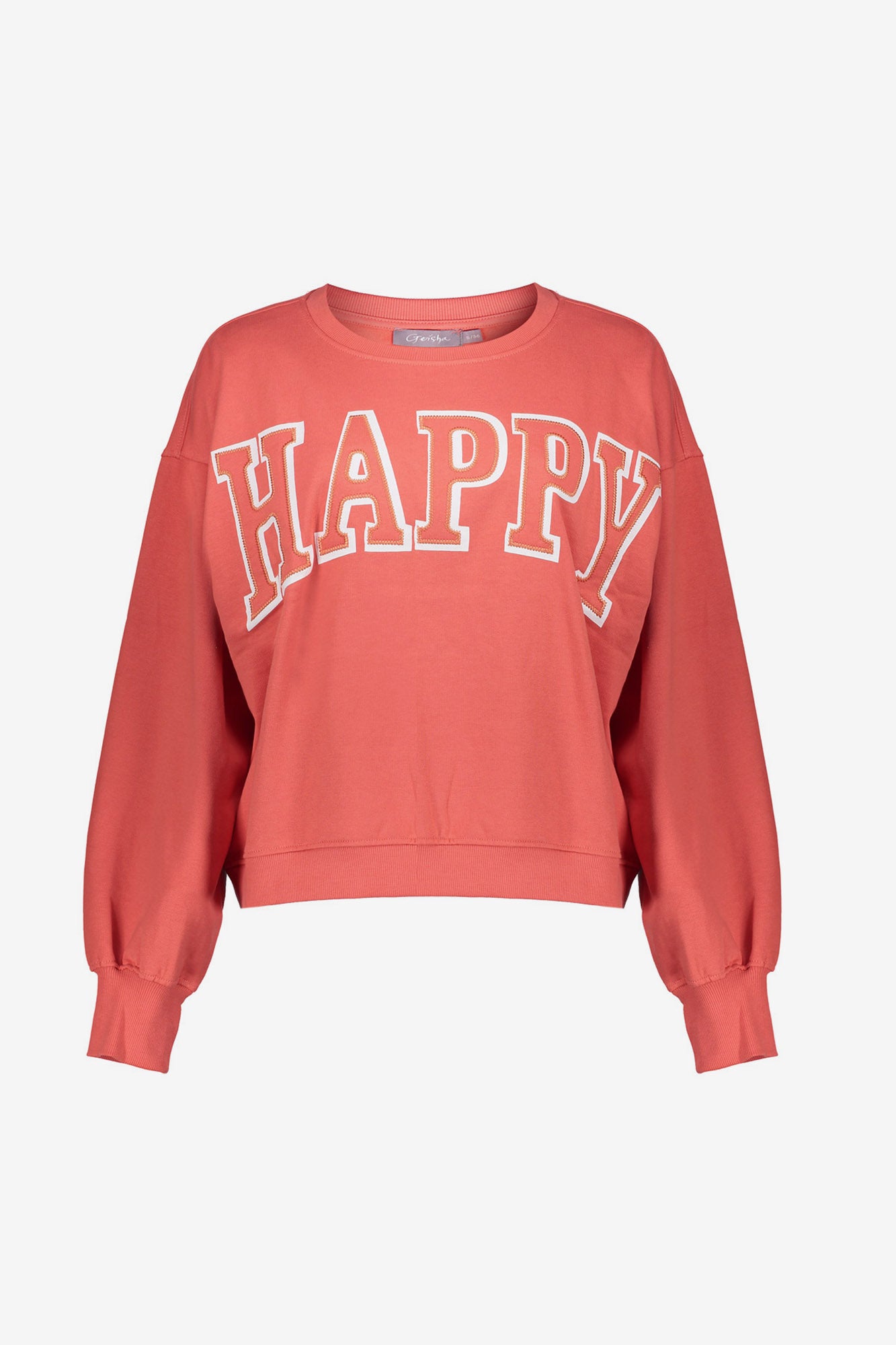 Geisha dames comfy sweater 'Happy'