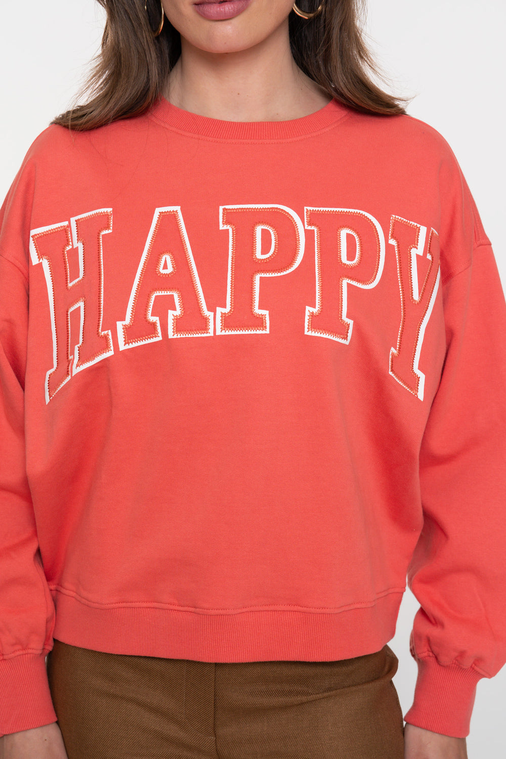Geisha dames comfy sweater 'Happy'