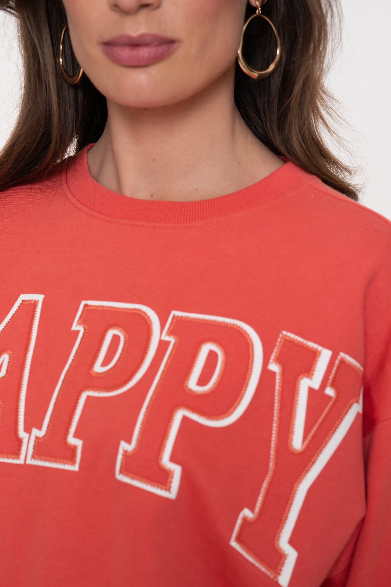 Geisha dames comfy sweater 'Happy'
