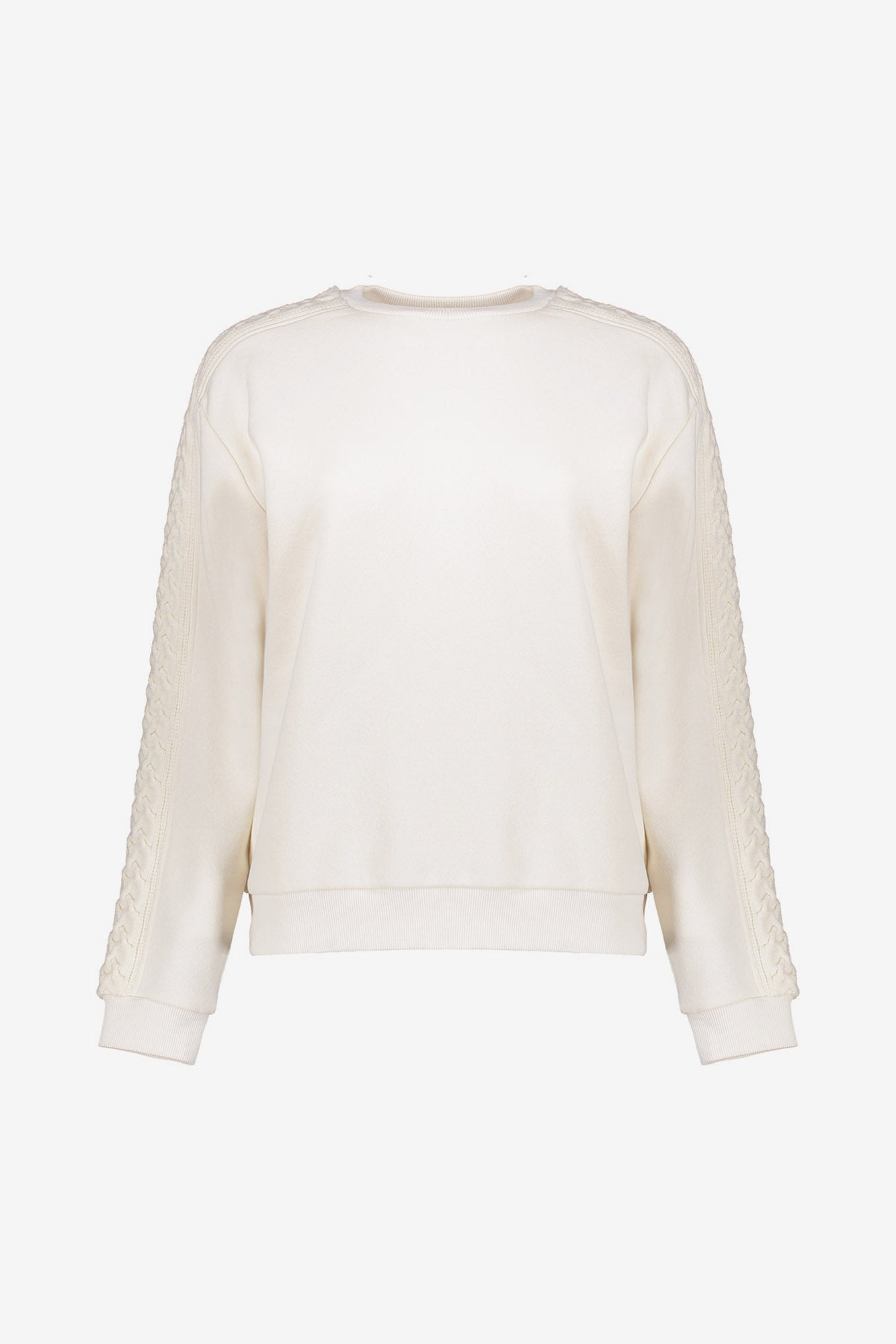 Geisha dames sweater met knitted detail