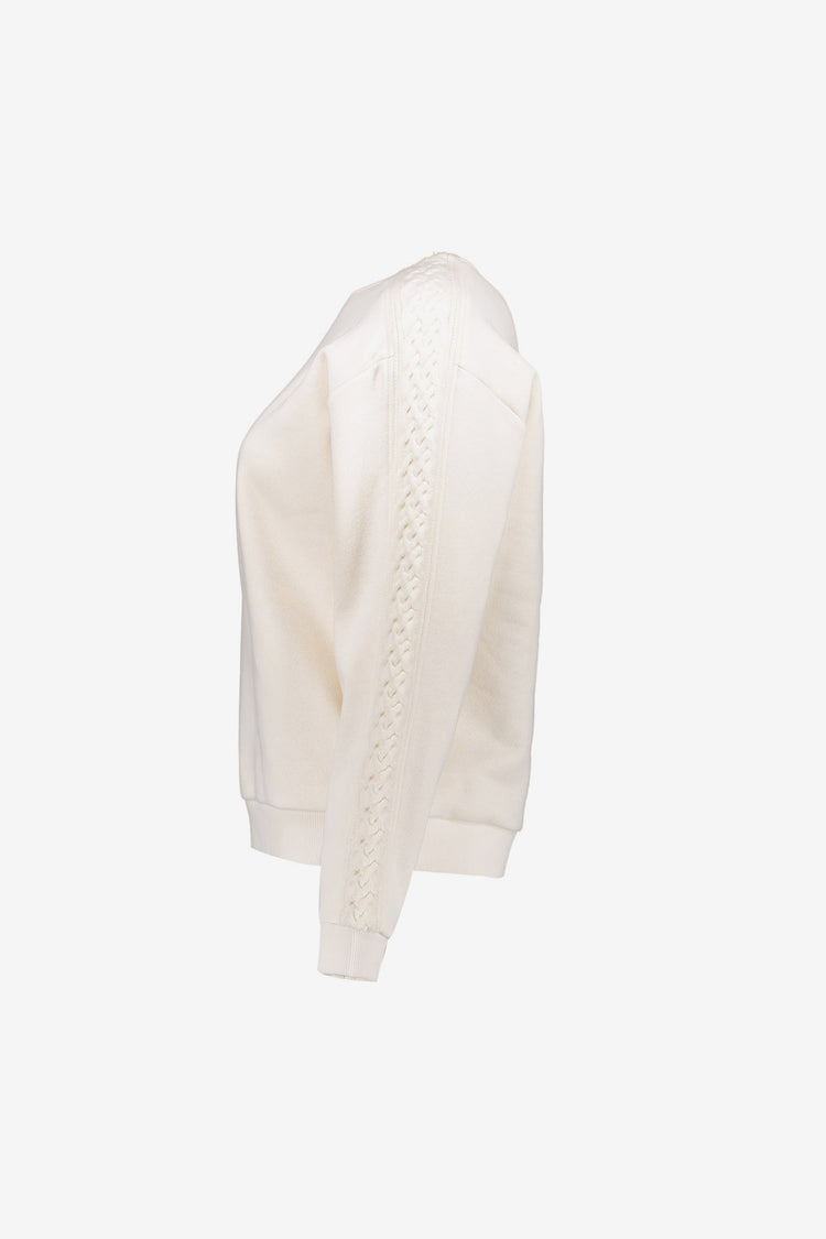 Geisha dames sweater met knitted detail