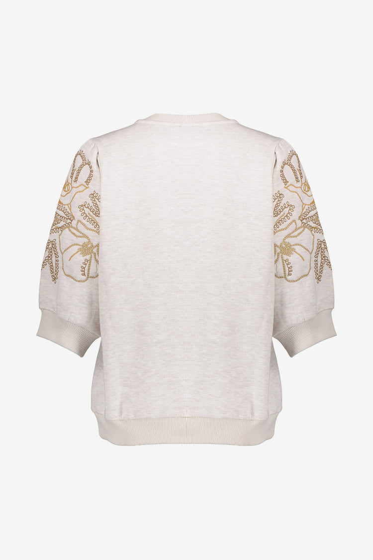 Geisha dames sweater met sierlijke dessin