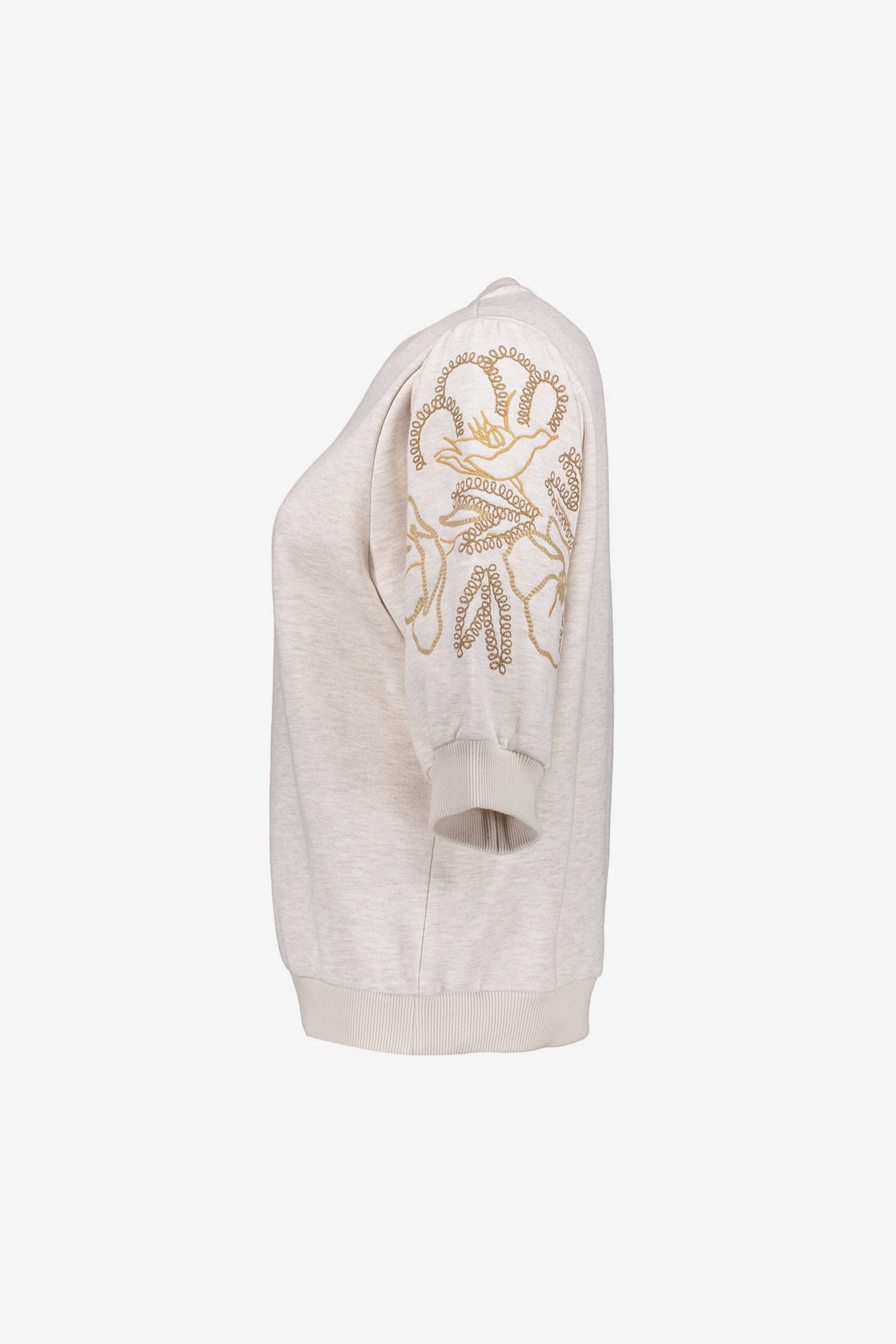 Geisha dames sweater met sierlijke dessin