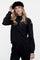 Geisha dames sweater met gouden buttons
