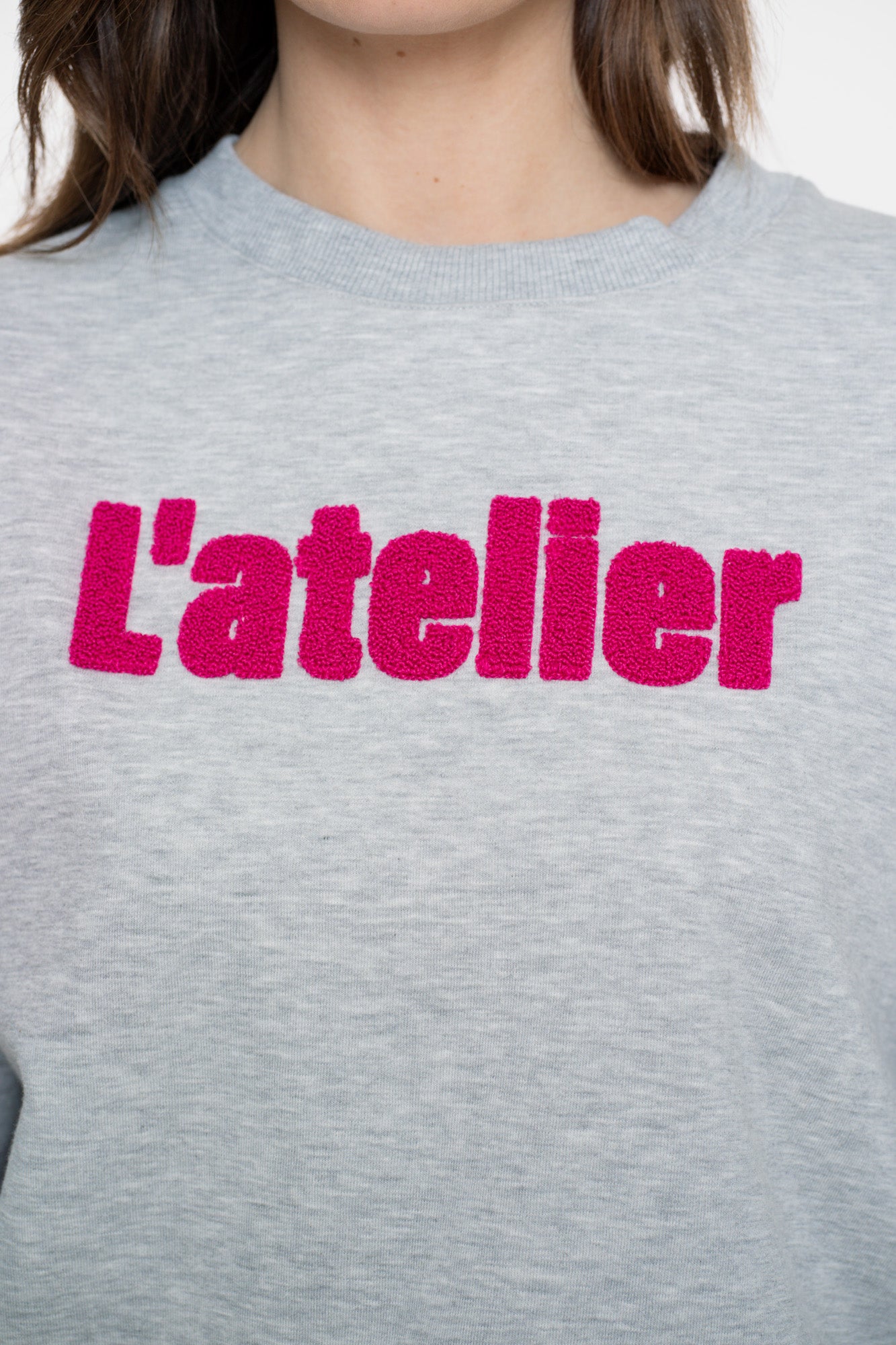 Geisha dames oversized sporty sweater 'L'atelier'