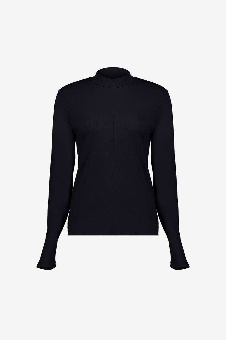 Geisha dames ribgebreide T-shirt van zachte kwaliteit