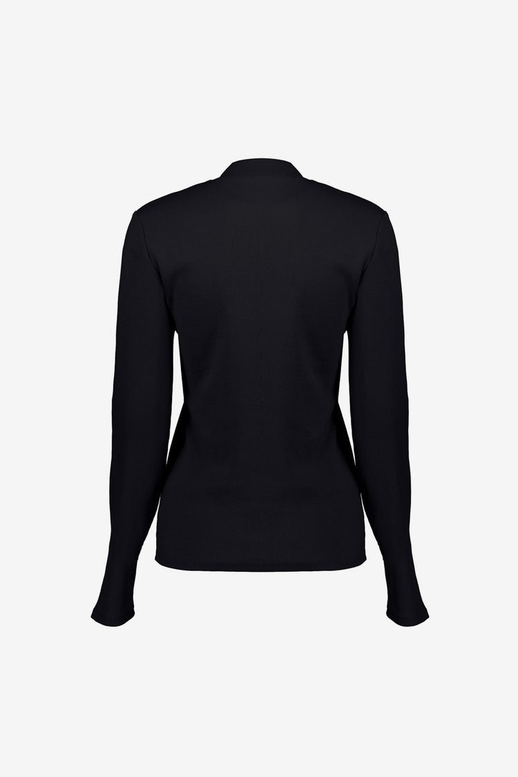 Geisha dames ribgebreide T-shirt van zachte kwaliteit