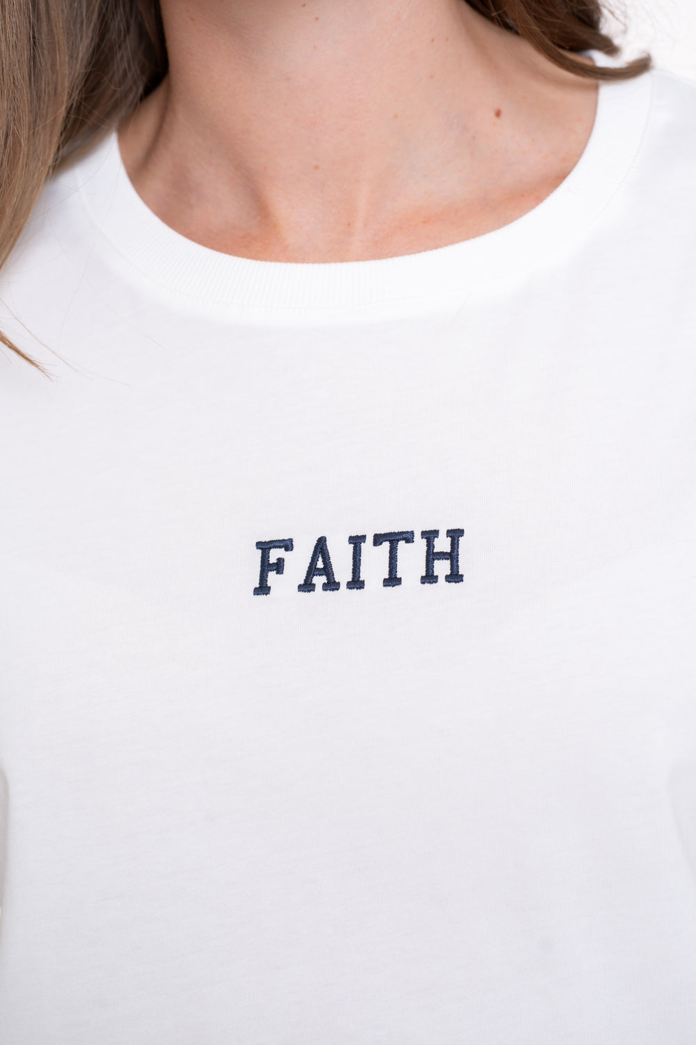 Geisha dames basic T-shirt met embrodery tekst