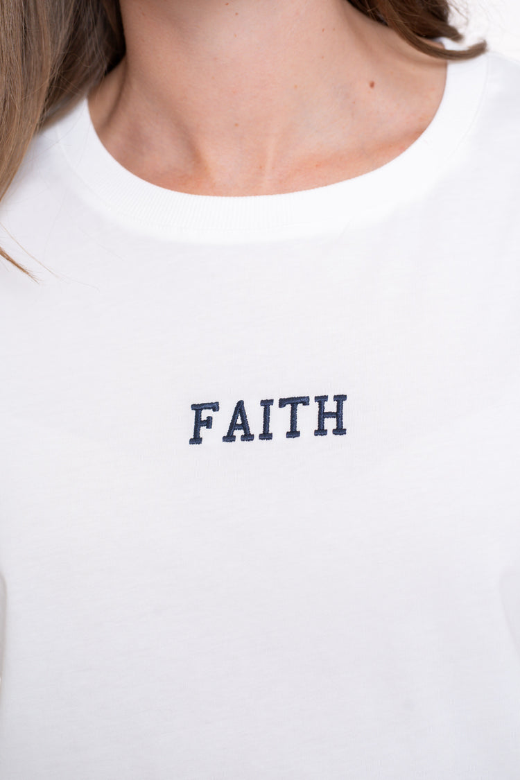 Geisha dames basic T-shirt met embrodery tekst
