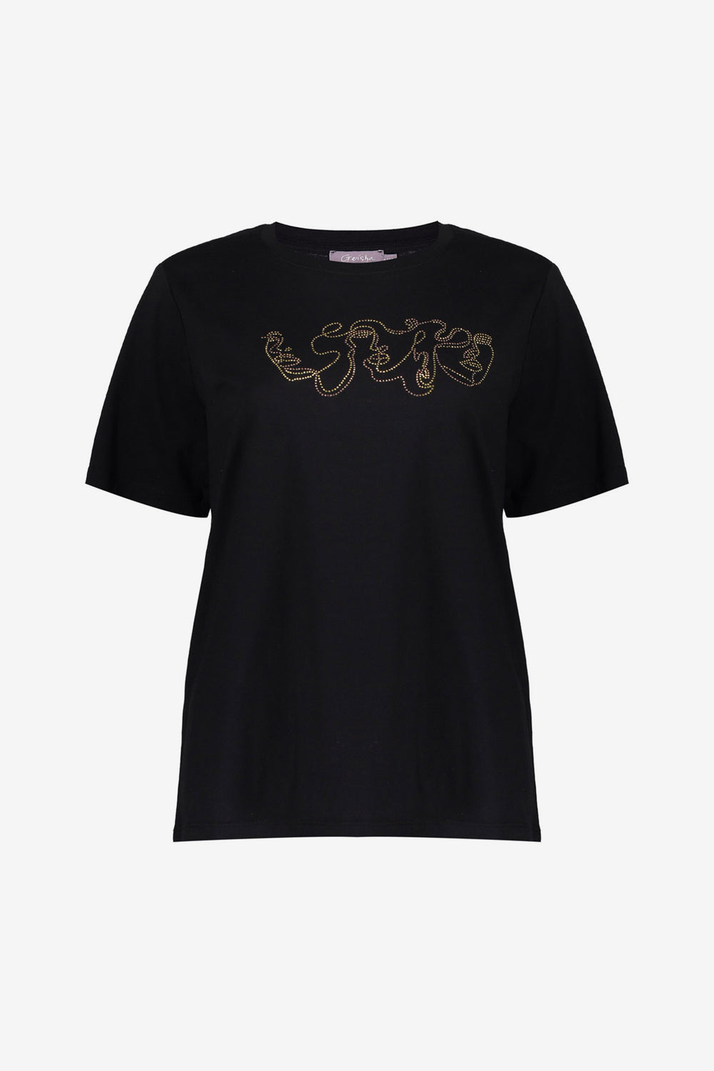 Geisha dames Arty face T-shirt