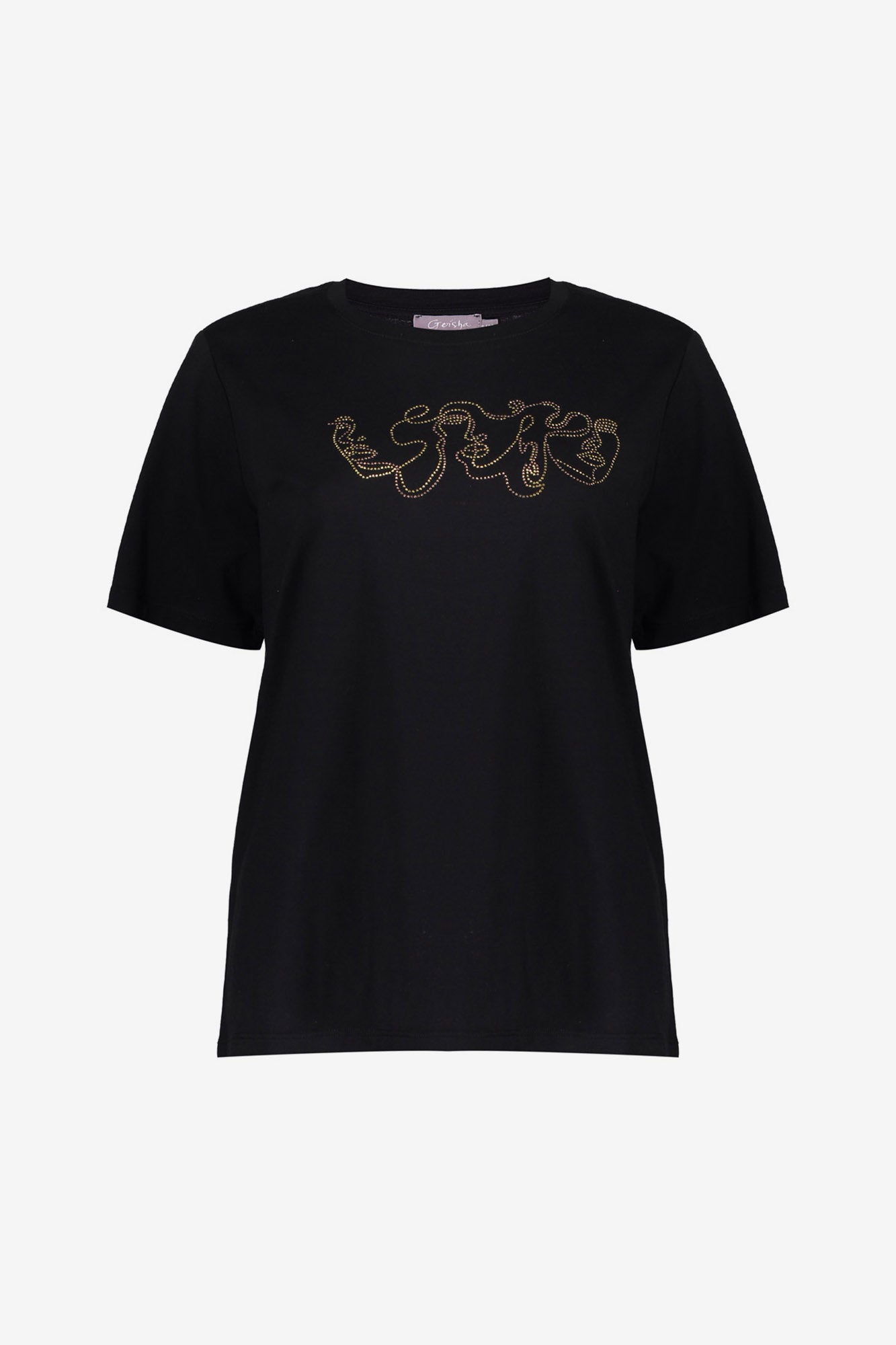 Geisha dames Arty face T-shirt