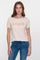 Geisha dames melange T-shirt 'Bonheur'
