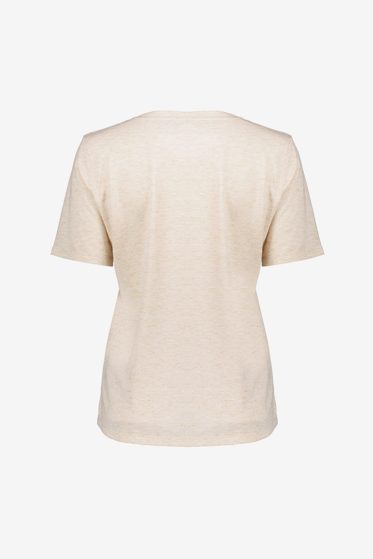 Geisha dames melange T-shirt 'Bonheur'