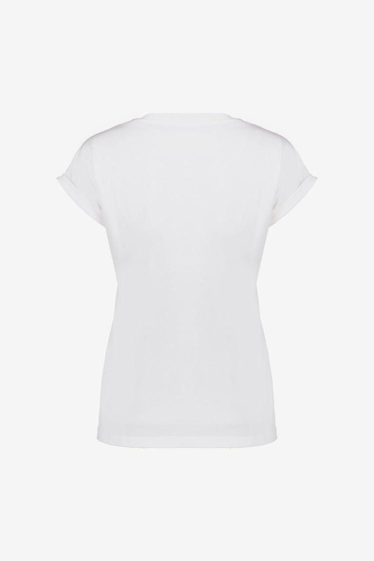 Geisha dames T-shirt 'Miracle' met omgeslagen mouwen