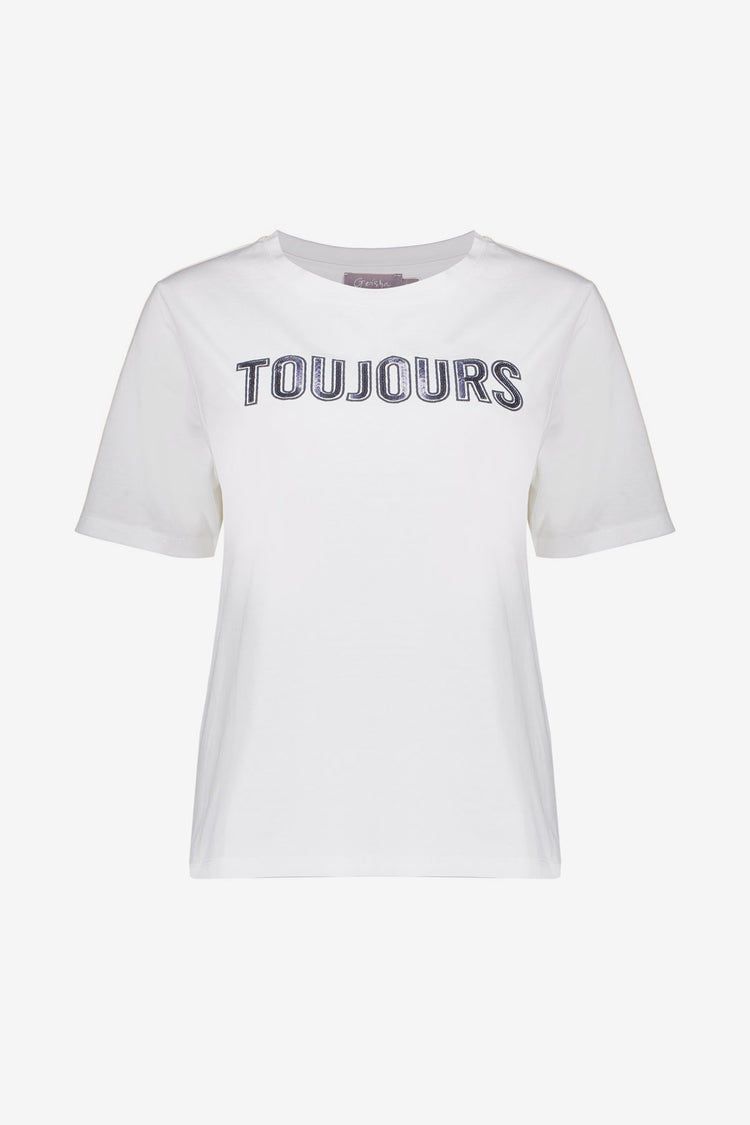 Geisha dames T-shirt 'Toujours'