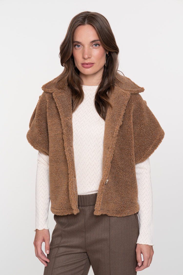 Geisha dames zigzag ajour geweven top