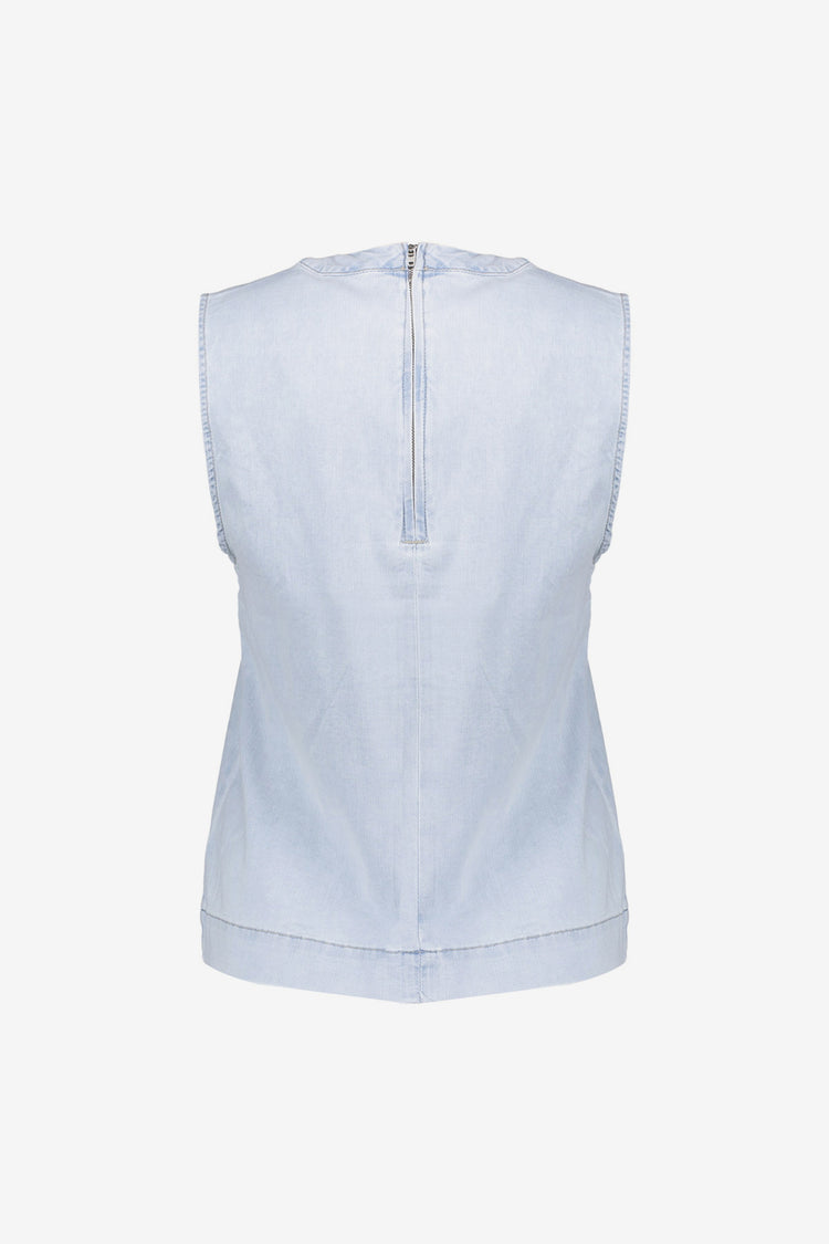 Geisha Fashion dames boxy denim top
